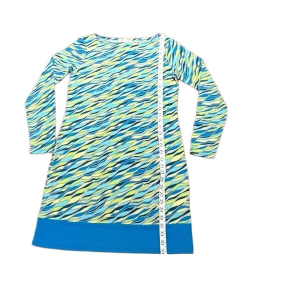 Michael Kors Long Sleeve Border Dress, Limeade, Size S, NWT - Picture 7 of 10